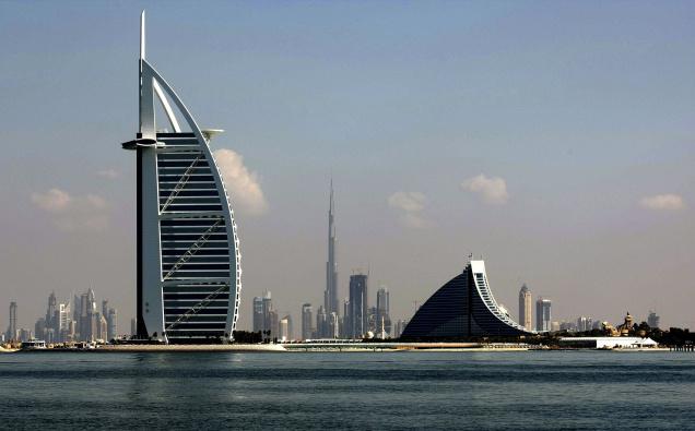 The Burj Al Arab Hotel in Dubai was named the world's leading hotel. — AFP pic