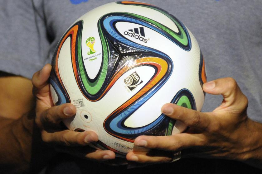 The official match ball for the 2014 World Cup named ,Brazuca, is presented in Rio de Janeiro, December 4, 2013.u00e2u20acu2022 Reuters pic