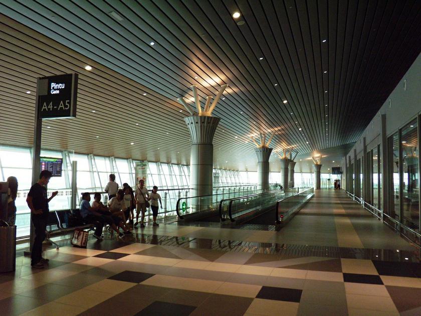 Passengers waiting for the flights at the Kota Kinabalu International Airport. — AFP pic