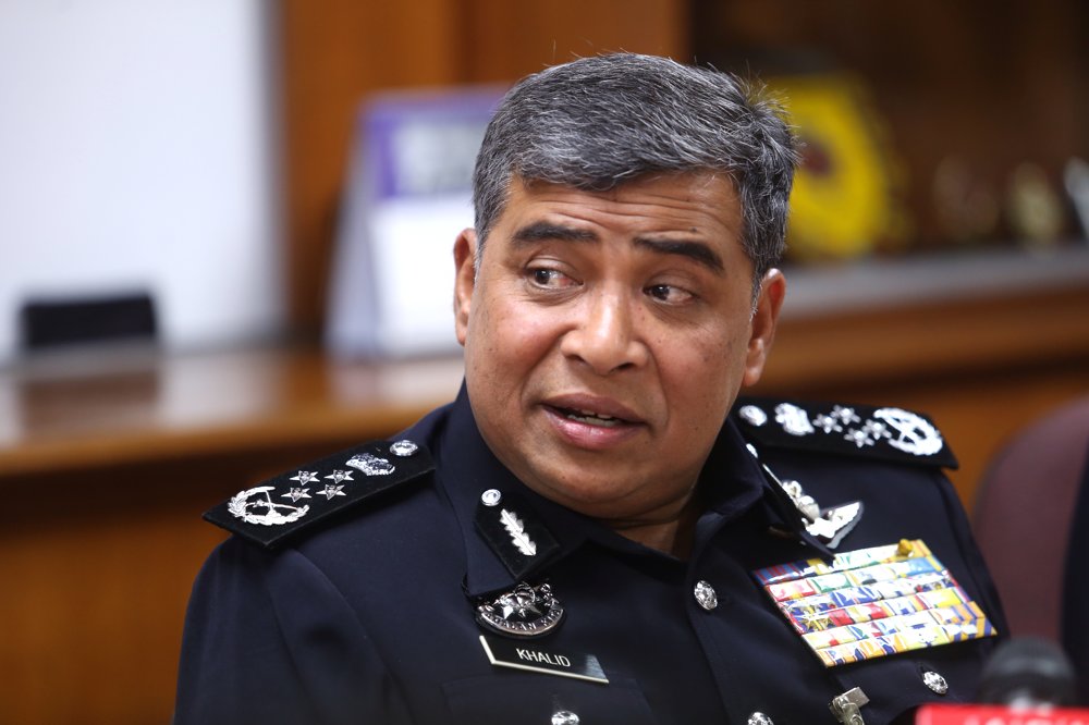 Inspector-General of Police (IGP) Tan Sri Khalid Abu Bakar u00e2u20acu201d Picture by Choo Choy May