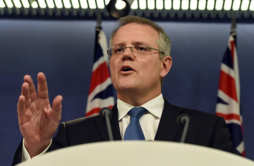 Scott Morrison had planned to use the last sitting of 2021 to pass bills that would create sharp differences with the opposition Labour Party, including a controversial religious freedom bill that was promised after same-sex marriage became law. — AFP pic