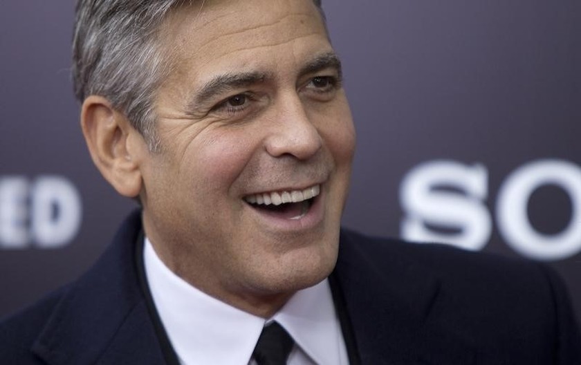 George Clooney arrives for the premiere of 'The Monuments Men' in New York February 4, 2014. u00e2u20acu201d  Reuters pic