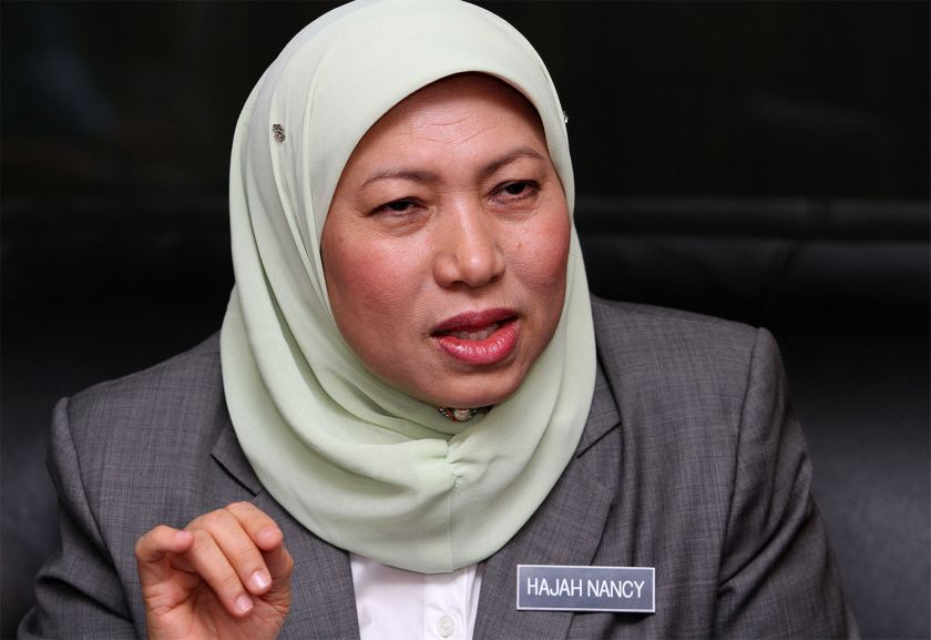 Nancy Shukri said provisions under the POTA and POCA which were debated was detention without trial which was said to be a revival of the Internal Security Act (ISA), when in fact, they were completely different. ― Picture by Yusof Mat Isa