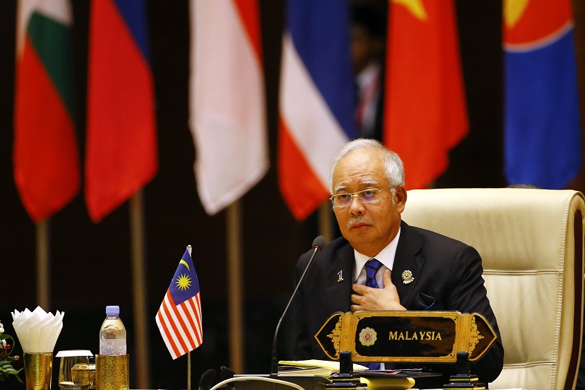 Prime Minister Najib Razak prepares for the plenary session of the 25th ASEAN summit at Myanmar International Convention Centre in Naypyitaw November 12, 2014. u00e2u20acu201d Reuters pic