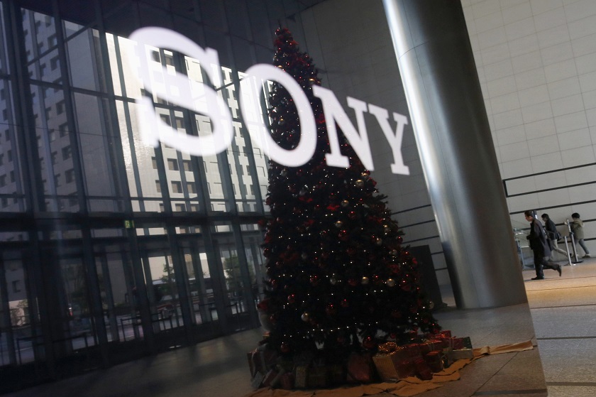 The logo of Sony Corp and a Christmas tree are reflected on the company's 4K television set at the company's headquarters in Tokyo November 18, 2014. u00e2u20acu201d Reuters pic