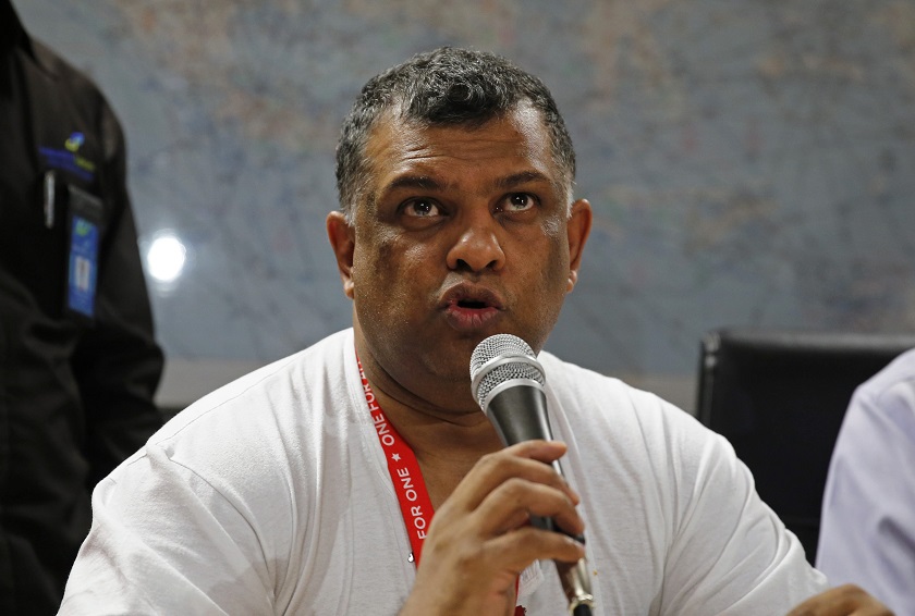 AirAsia CEO Tony Fernandes speaks at a news conference at the Juanda International Airport, Surabaya December 28, 2014. u00e2u20acu201d Reuters pic