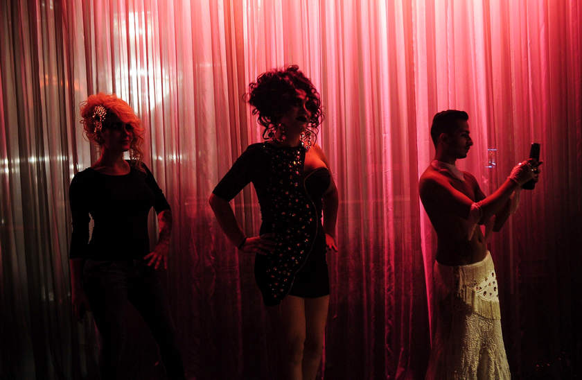 Participants wait backstage before Turkey's first ever transgender/transsexual fashion show in Istanbul November 20, 2014. u00e2u20acu201d Reuters pic