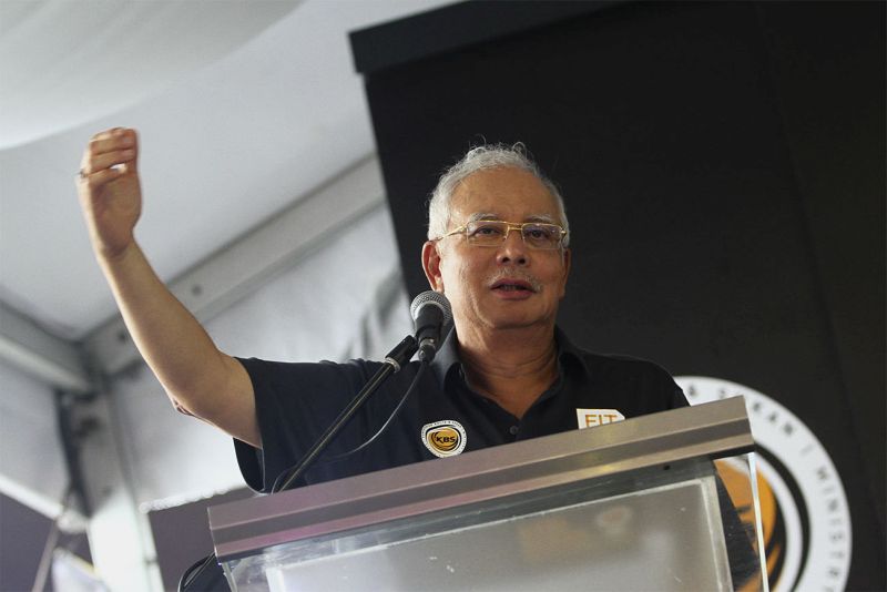 Prime Minister Datuk Seri Najib Razak speaks at the National Sports Day launch at Pavilion Kuala Lumpur, March 24, 2015. u00e2u20acu201d Picture by Yusof Mat Isa  