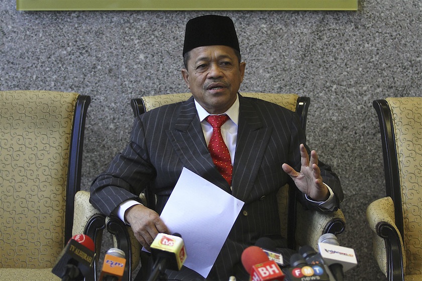 Minister in the Federal Cabinet Datuk Seri Dr Shahidan Kassim speaks in Parliament in Kuala Lumpur March 10, 2015.u00c2u00a0u00e2u20acu201d Picture by Yusof Mat Isan