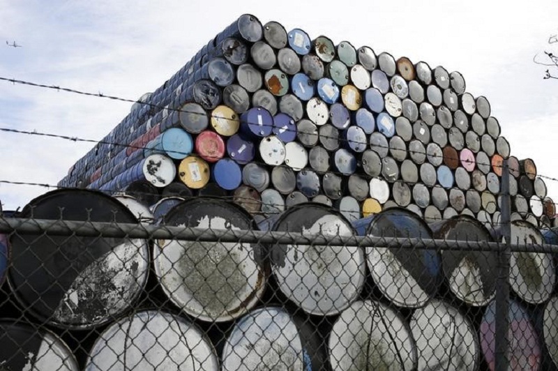 Used oil barrels are stacked at a storage facility in Seattle, Washington February 12, 2015. u00e2u20acu201d Reuters pic