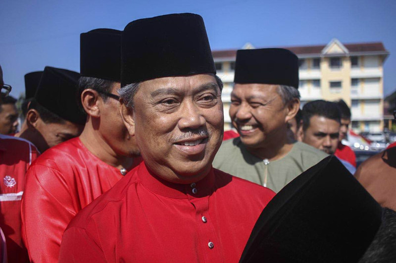 Umno deputy president Tan Sri Muhyiddin Yassin arriving to officiate the Kluang Umno annual general assembly in Kluang, Johor, August 2, 2015. u00e2u20acu201d Picture by Kamles Kumar