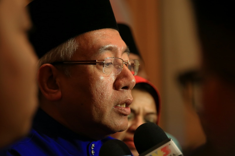 Education Minister Datuk Seri Mahdzir Khalid hold a press conference. u00e2u20acu201d Picture by Saw Siow Feng
