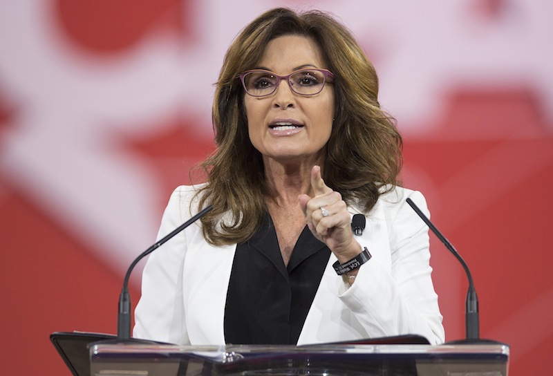 Former Republican Governor of Alaska Sarah Palin speaks at the 42nd annual Conservative Political Action Conference at National Harbor, Maryland in this February 26, 2015, file photo. u00e2u20acu201d Reuters pic
