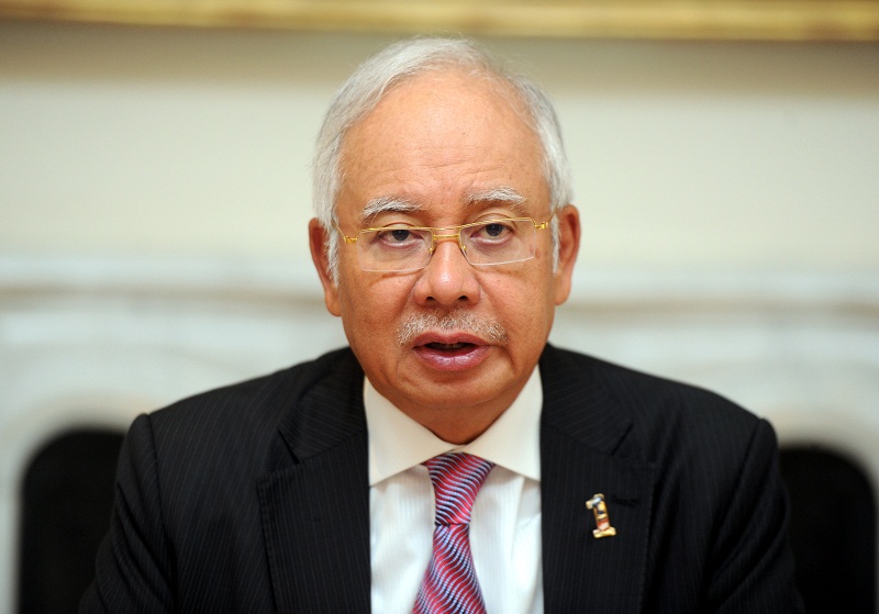 Prime Minister Datuk Seri Najib Razak speaks during a press conference in Milan October 4, 2015. u00e2u20acu201d Reuters pic
