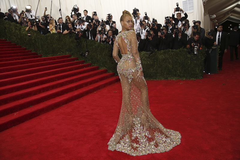 Beyonce at the Costume Institute Gala in New York May 4, 2015. u00e2u20acu201d Picture by Josh Haner/The New York Times