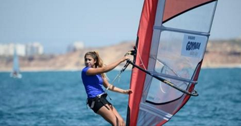 Israeli windsurfer Noy Drihan. u00e2u20acu201d Picture courtesy of The Jerusalem Post