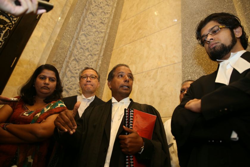 Indira Gandhi at Court of Appeal, Putrajaya, December 30, 2015. u00e2u20acu2022 Picture by Saw Siow Fengnn