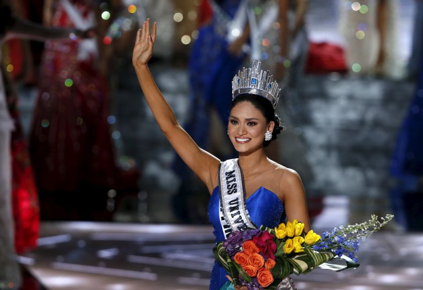 Miss Philippines Pia Alonzo Wurtzbach waves after winning the 2015 Miss Universe Pageant in Las Vegas, Nevada, December 20, 2015. u00e2u20acu201d Reuters pic