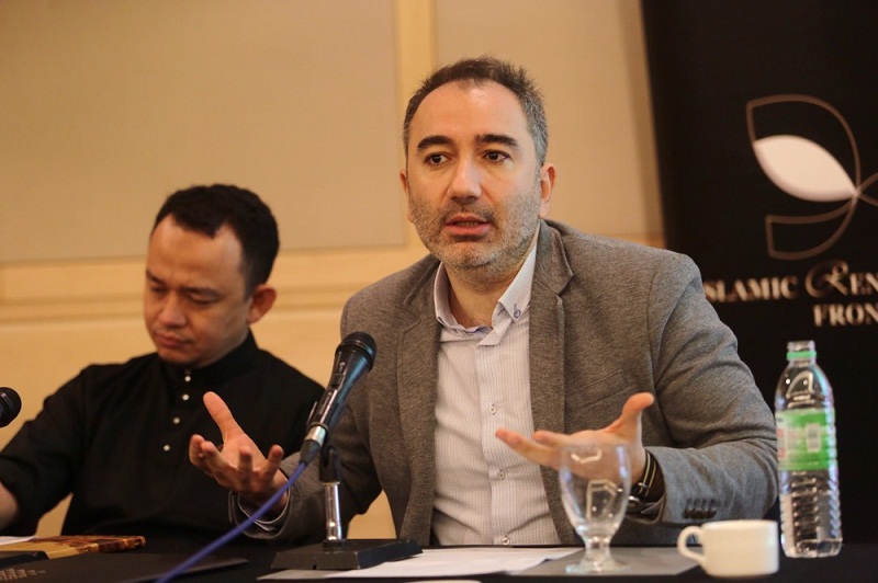 Turkish writer Mustafa Akyol speaks during a forum by the Islamic Renaissance Front (IRF) in Kuala Lumpur on January 23, 2016. — Picture by Choo Choy May