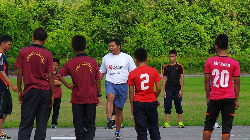 Watson Nyambek conducting a clinic for students of SMK Agama Igan in Mukah, Sarawak last year. He has been declared a bankrupt for failing to settle a bank loan. u00e2u20acu201d Picture courtesy of Watson Nyambek