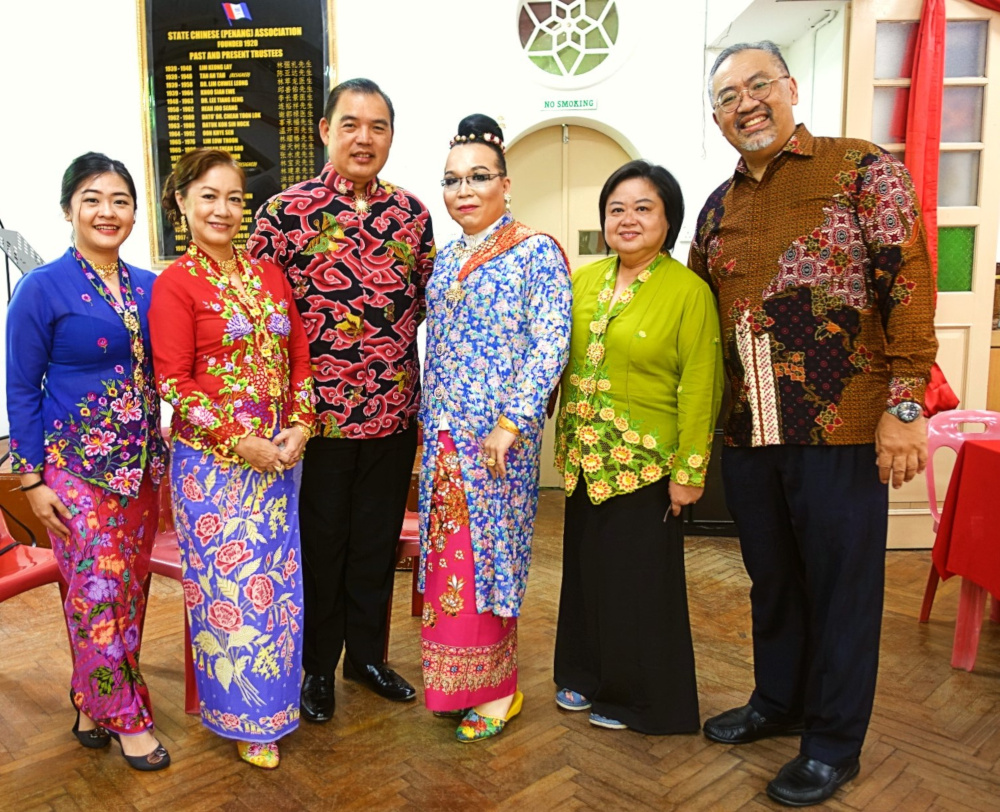 Peter Yeoh (far right) and the Baba Nyonya community decked out in their traditional attires for one of the previous Chap Goh Meh. u00e2u20acu201d Picture courtesy of Peter Yeoh