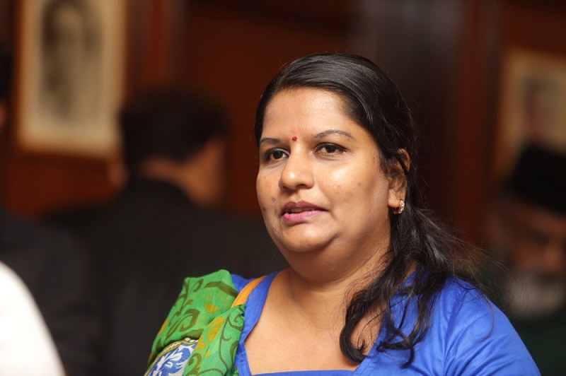 Indira Gandhi during a press conference on her Application for Leave to Appeal to the Federal Court at Selangor Royal Club, Kuala Lumpur May 12, 2016. u00e2u20acu201d Picture by Choo Choy May