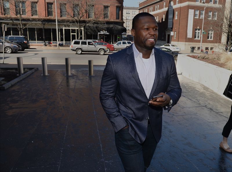 This file photo taken on March 08, 2016 shows Curtis Jackson, also known as 50 Cent, makes an appearance at bankruptcy court on March 09, 2016 in Hartford, Connecticut. u00e2u20acu201d AFP pic 