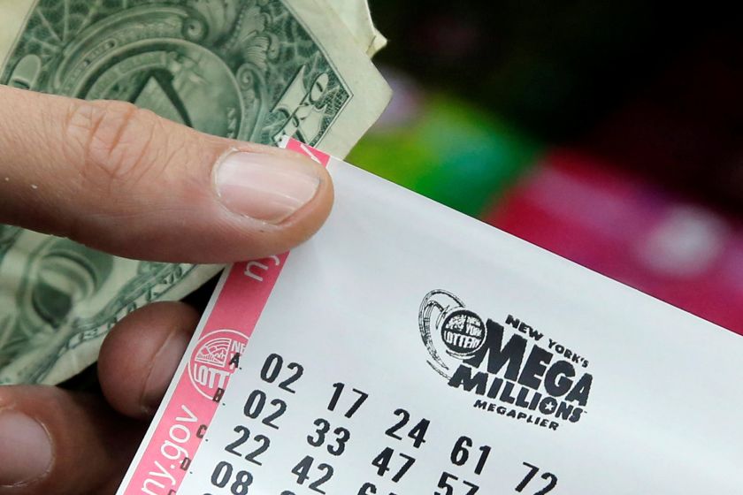 A ticket is seen ahead of the Mega Millions lottery draw which reached a jackpot of USUS$415 million (RM1.6 billion) in Manhattan, New York July 2, 2016. u00e2u20acu201d Reuters pic