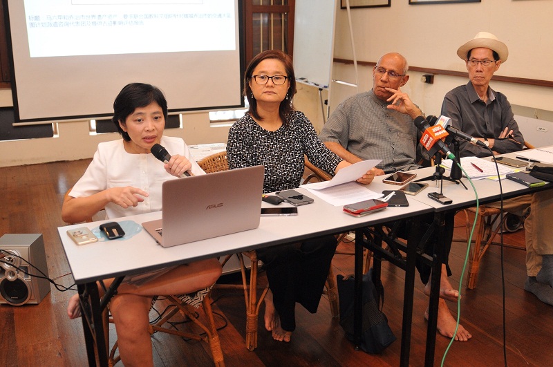 The Penang Forum steering committee members (from left) Lim Gaik Siang, Khoo Salma, Datuk Anzar Fazal and Dr Lim Mah Hui. — Pictures by K.E.Ooi