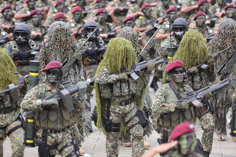 The full dress rehearsal for the National Day Parade being held at Dataran Merdeka, Kuala Lumpur, Aug 29, 2016 u00e2u20acu201d Picture by Choo Choy May