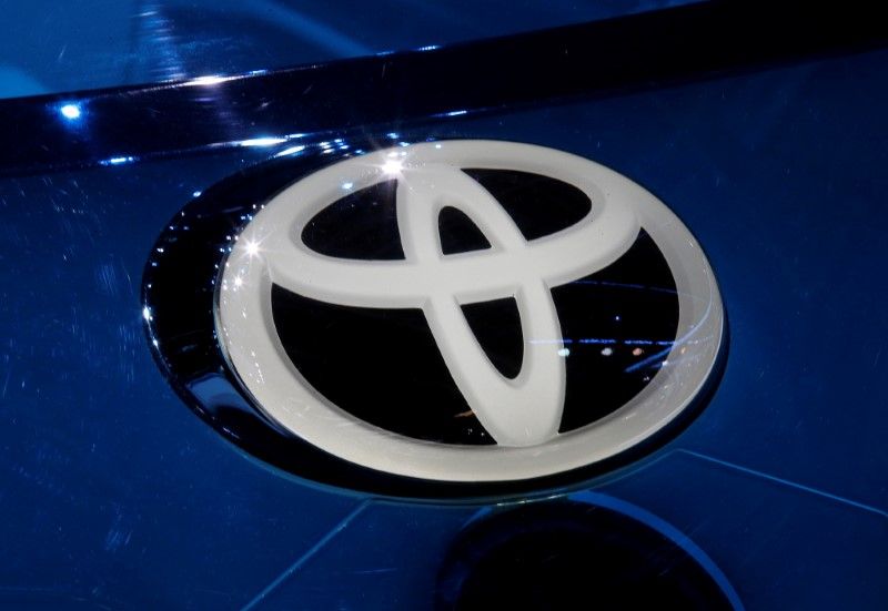 A Toyota logo is seen on media day at the Mondial de l'Automobile, the Paris auto show, in Paris, France, September 29, 2016. u00e2u20acu2022 Reuters pic