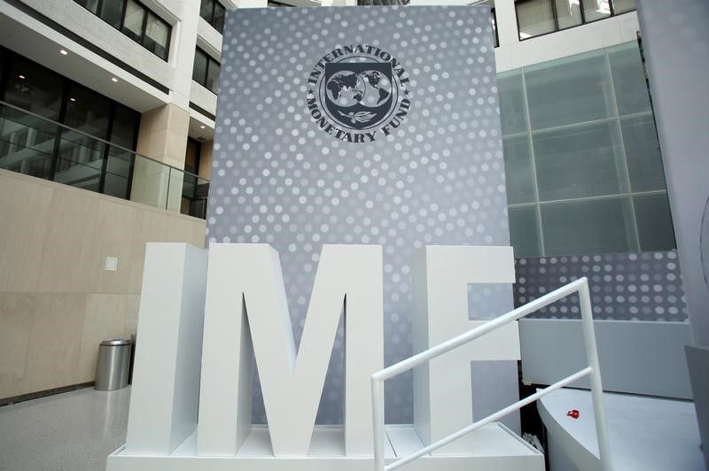 International Monetary Fund logo seen inside the headquarters at the end of the IMF/World Bank annual meetings in Washington October 9, 2016. u00e2u20acu201d Reuters pic