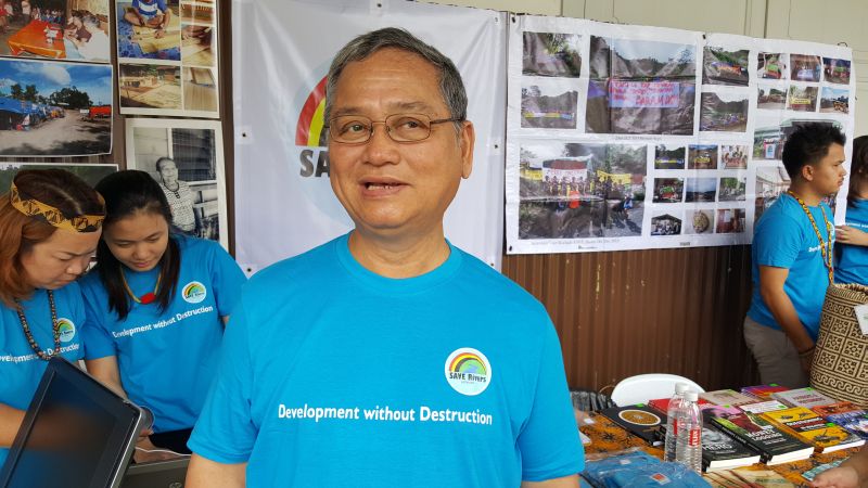 SAVE Rivers Network chairman Peter Kallang says he is confident that the state government will approve the proposal to convert an area of 32,000 hectares to a national park, December 10, 2016. u00e2u20acu2022 Picture by Sulok Tawie