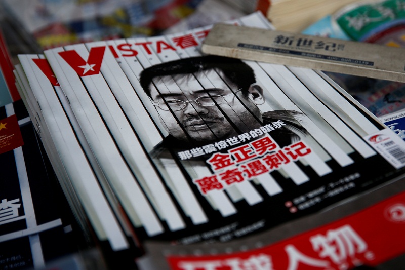 The cover of a Chinese magazine features a portrait of Kim Jong Nam, the late half-brother of North Korean leader Kim Jong Un, at a news agent in Beijing February 27, 2017. u00e2u20acu201d Reuters pic