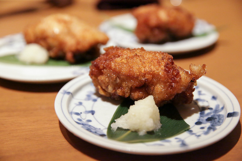Toriden also serves juicy kara-age or fried chicken thigh with bone. — Picture by Choo Choy May