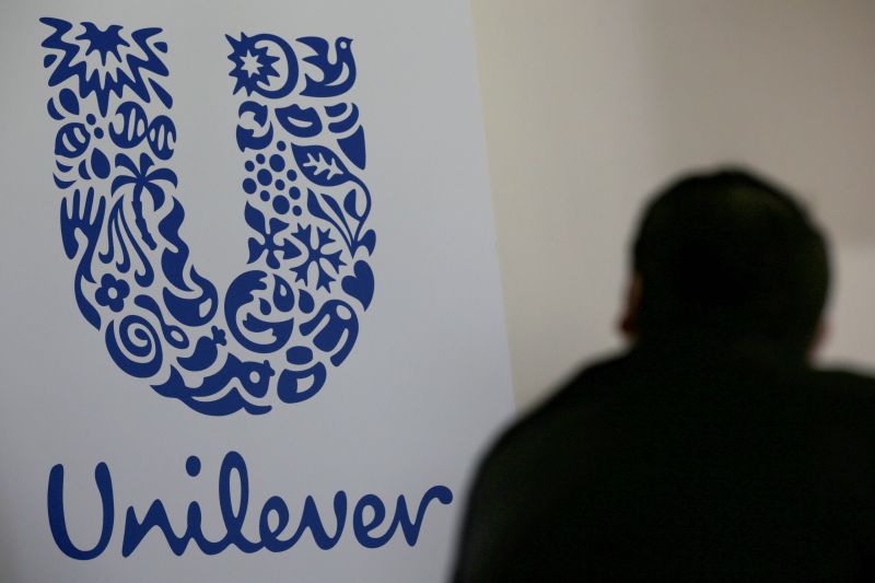 The logo of the Unilever group is seen at the Miko factory in Saint-Dizier, France. u00e2u20acu2022 Reuters pic