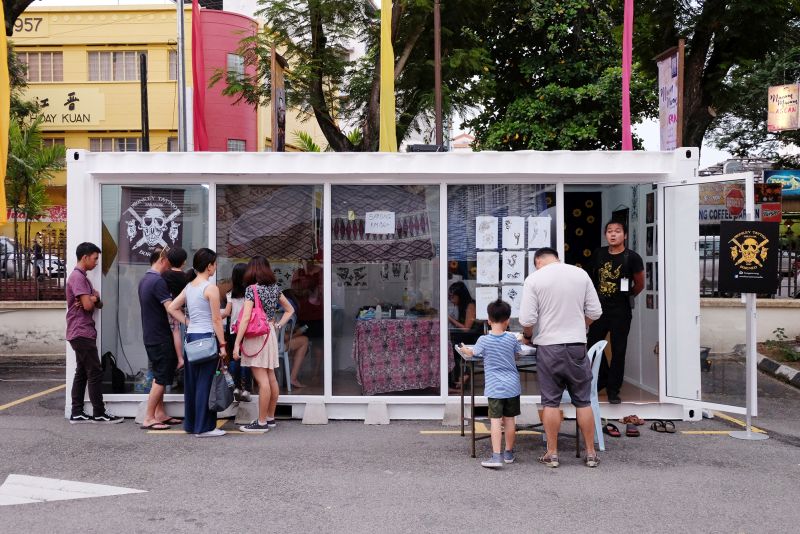 Monkey Tattoo Studio was one of the vendors at George Town Festival’s Macam-Macam Asean event last weekend. — Picture by KE Ooi