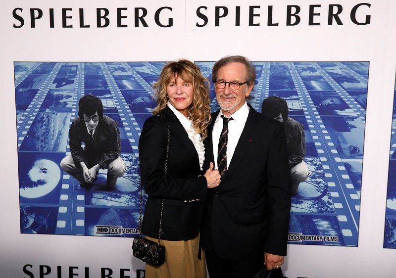 Director Steven Spielberg and his wife Kate Capshaw pose at the premiere of the HBO documentary film u00e2u20acu02dcSpielbergu00e2u20acu2122 in Los Angeles, California September 26, 2017. u00e2u20acu201d Reuters pic