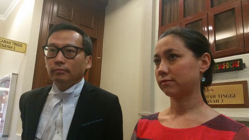 Lawyer Eric Paulsen said his client Bilqis Hijjas (right) will not plead guilty and will defend the charge of u00e2u20acu02dcinsulting behavioru00e2u20acu2122 over the release of yellow balloons. u00e2u20acu201d Picture by Ida Lim