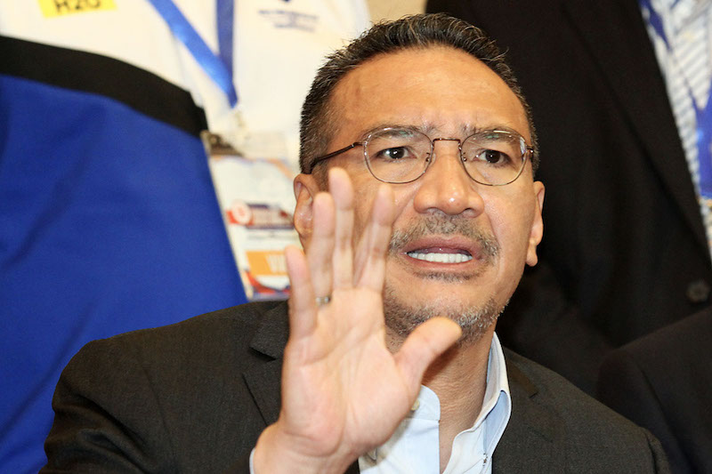 Datuk Seri Hishammuddin Hussein today said he does not support Datuk Seri Anwar Ibrahim as a prime ministerial candidate. — Picture by Miera Zulyana