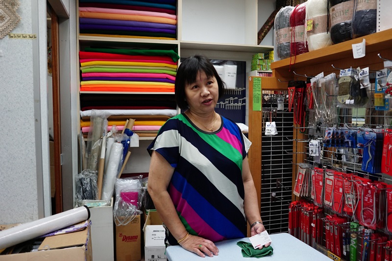Third generation owner of Haby & Wools Jennifer Lee, 55, speaks to Malay Mail at her shop in Ampang Park shopping centre in Kuala Lumpur.
