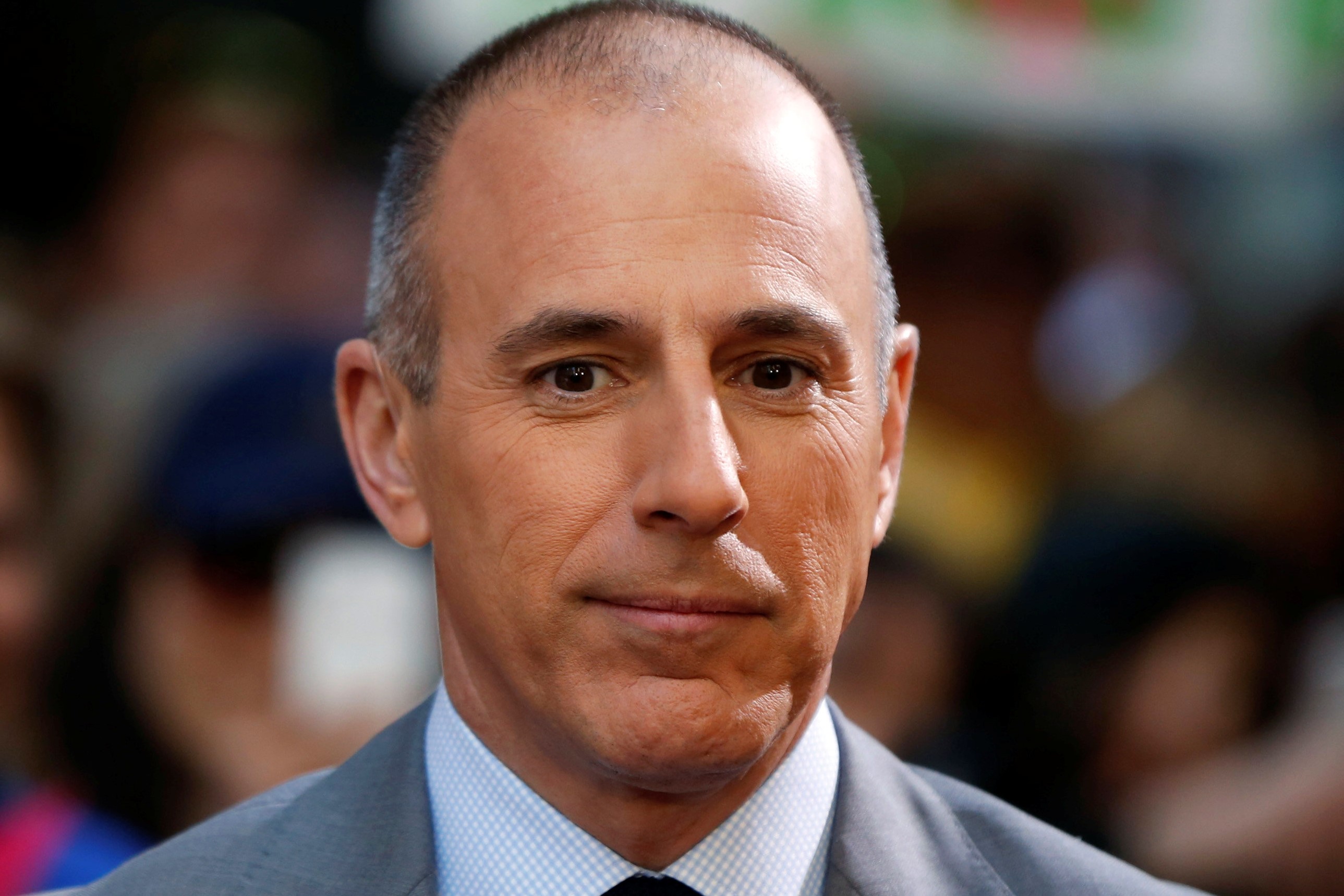 Host Matt Lauer pauses during a break while filming NBC's 'Today' show at Rockefeller Center in New York, May 3, 2013. u00e2u20acu201d Reuters pic
