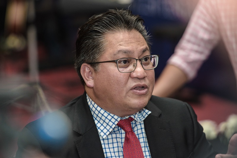 Deputy Home Minister Datuk Nur Jazlan Mohamed speaks to reporters after the thanksgiving ceremony for Rela members in Putrajaya January 24, 2018. u00e2u20acu201d Picture by Shafwan Zaidon