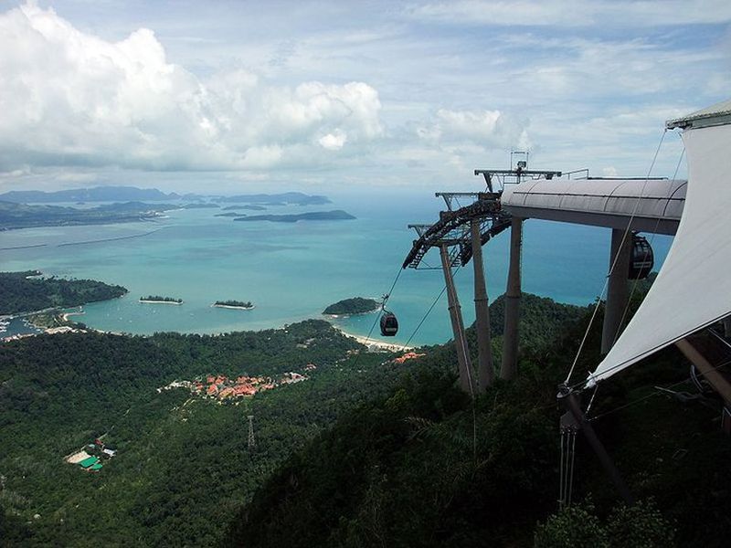 A view of the SkyCab line in Langkawi. u00e2u20acu201d Facebook/Langkawi SkyCab pic