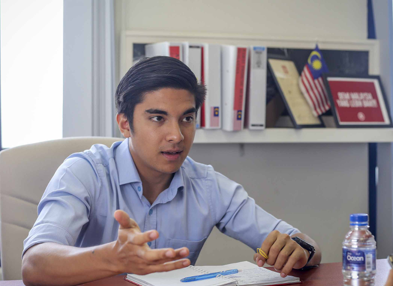 Parti Pribumi Bersatu Malaysia (PPBM) Youth chief Syed Saddiq Syed Abdul Rahman speaks to Malay Mail during interview in Petaling Jaya March 25, 2018. u00e2u20acu201d Picture by Firdaus Latif