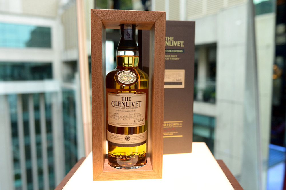 The Glenlivet 15-Year-Old Single Cask Edition is from cask number 906283 and is only available in Malaysia.