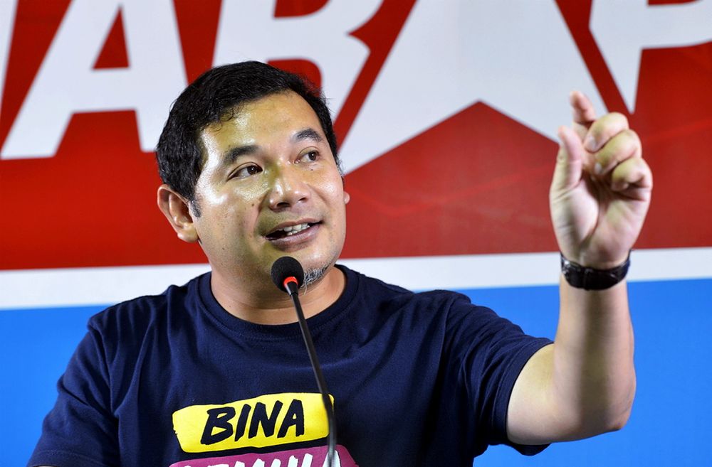 Rafizi Ramli speaks at a press conference on voting trends April 30, 2018. u00e2u20acu201d Picture by Ham Abu Bakarn