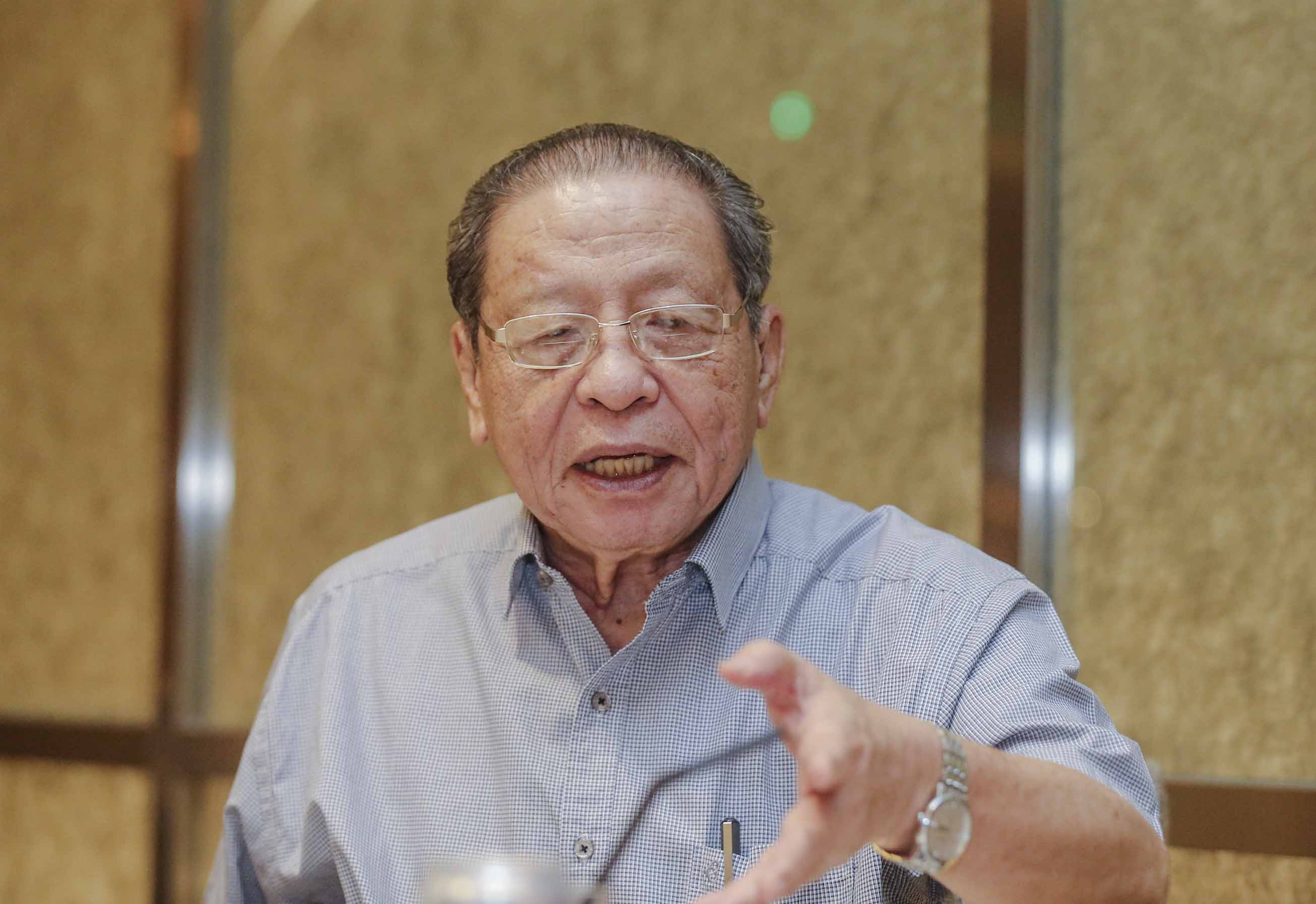 The DAP leader repeatedly reminded Tan Sri Muhyiddin Yassin of the latter’s own pledges, quoting those made across the prime minister’s many special addresses since the start of the pandemic. — Picture by Firdaus Latif