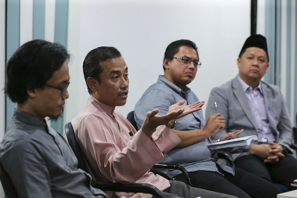 Isma vice-president Aminuddin Yahya speaks during the 'Religious Tolerance and New Malaysia' forum at Gerak Budaya in Petaling Jaya July 30, 2018. u00e2u20acu2022 Picture by Azneal Ishak