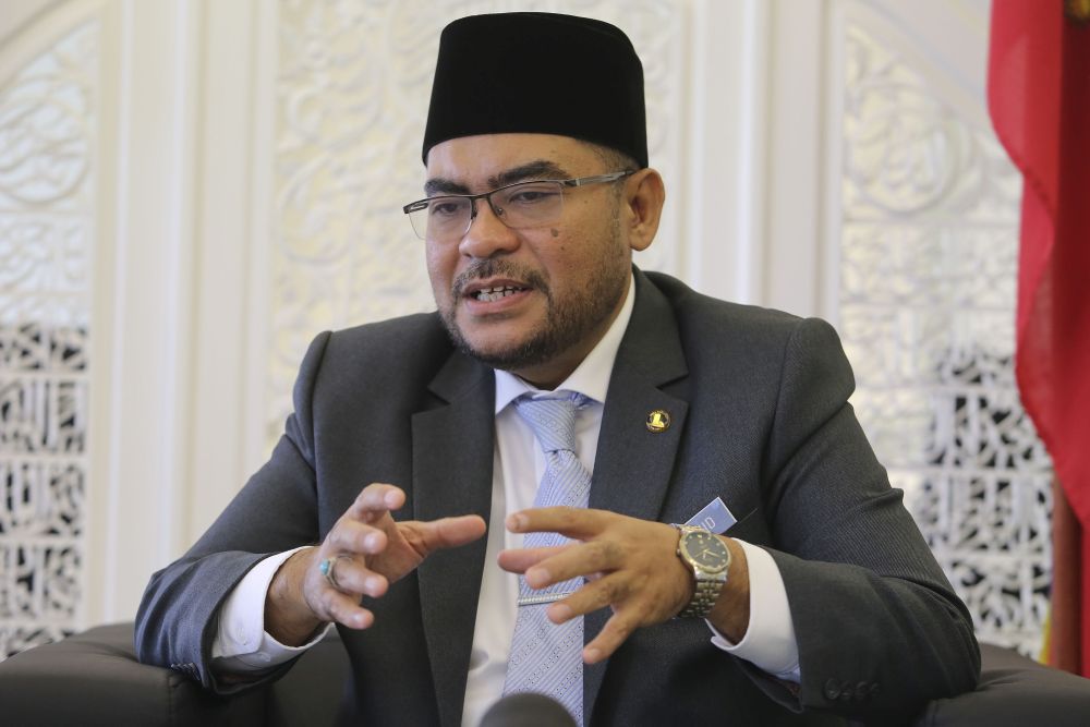 Minister in the Prime Minister's Department, Datuk Mujahid Yusof Rawa speaks to Malay Mail during an interview at his office in Putrajaya July 05, 2018. u00e2u20acu201d Picture by Yusof Mat Isa